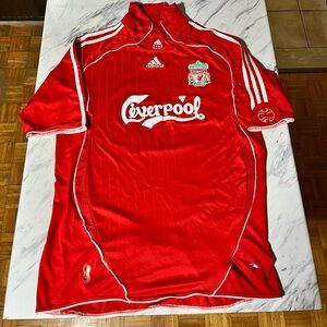 Adidas men’s Liverpool Bold Red Jersey Sz XL